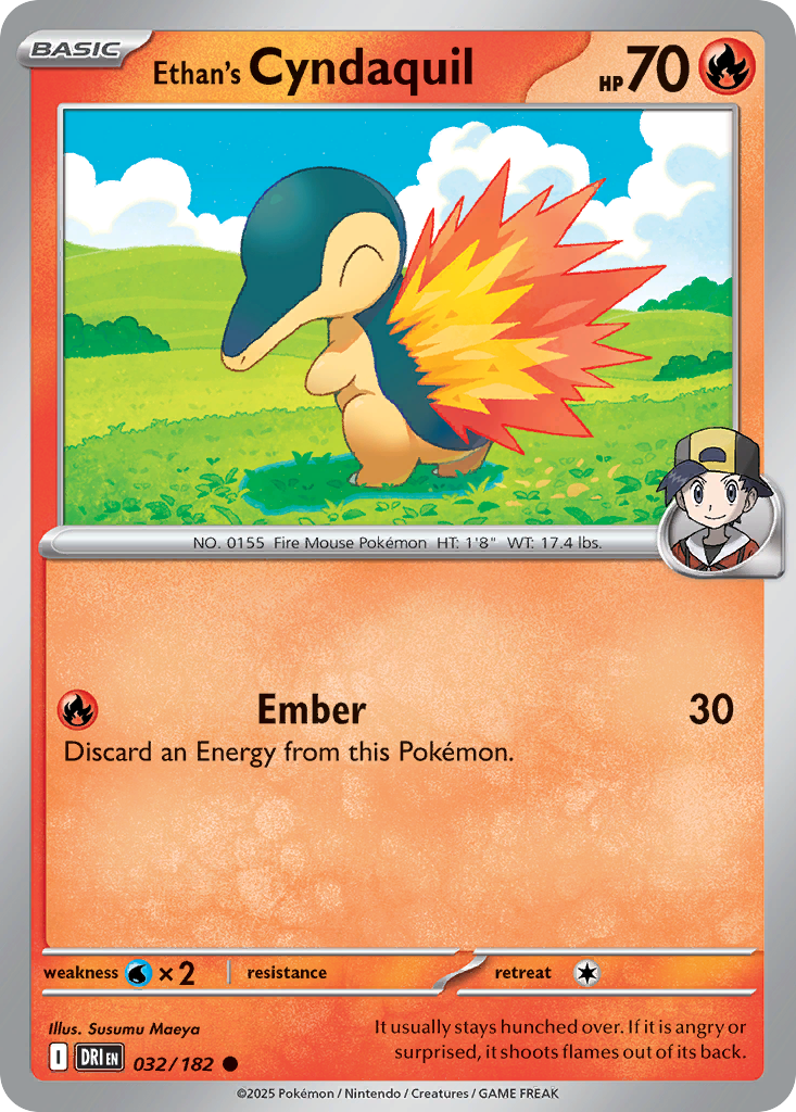 Ethan's Cyndaquil · Destined Rivals (SV10) #32