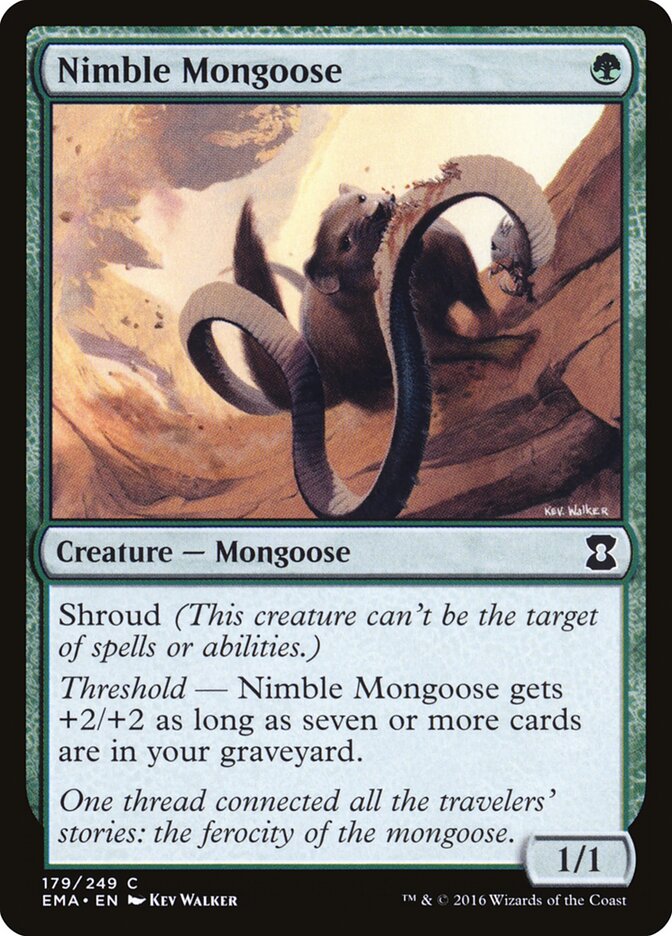 Nimble Mongoose · Eternal Masters (EMA) #179