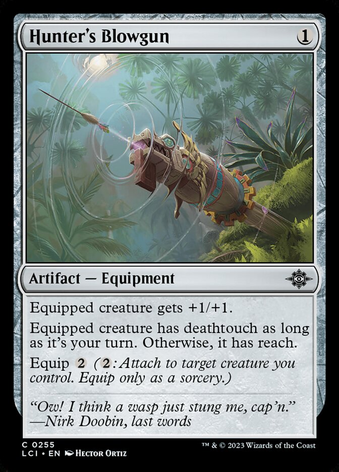 Hunter's Blowgun · The Lost Caverns of Ixalan (LCI) #255