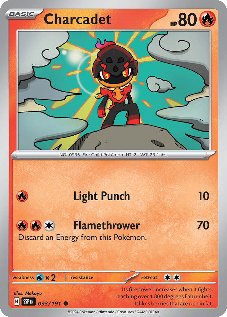 Charcadet · Surging Sparks (SV8) #33