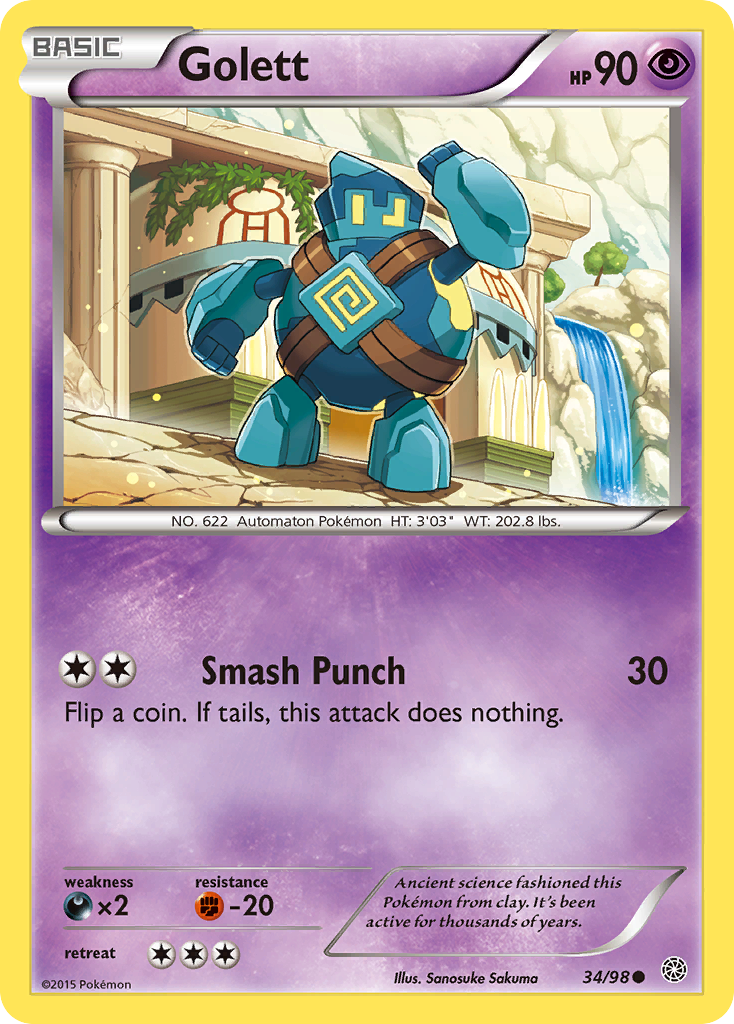 Golett · Ancient Origins (XY7) #34