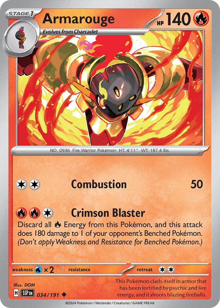 Armarouge · Surging Sparks (SV8) #34
