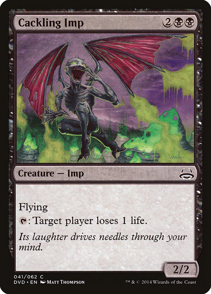 Cackling Imp · Duel Decks Anthology: Divine vs. Demonic (DVD) #41