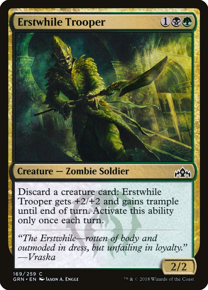 Erstwhile Trooper · Guilds of Ravnica (GRN) #169