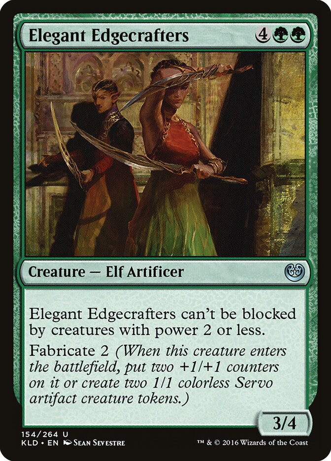 Elegant Edgecrafters · Kaladesh (KLD) #154