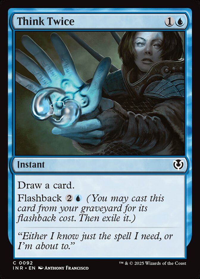 Think Twice · Innistrad Remastered (INR) #92
