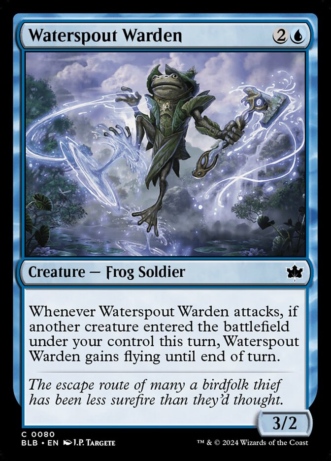 Waterspout Warden · Bloomburrow (BLB) #80