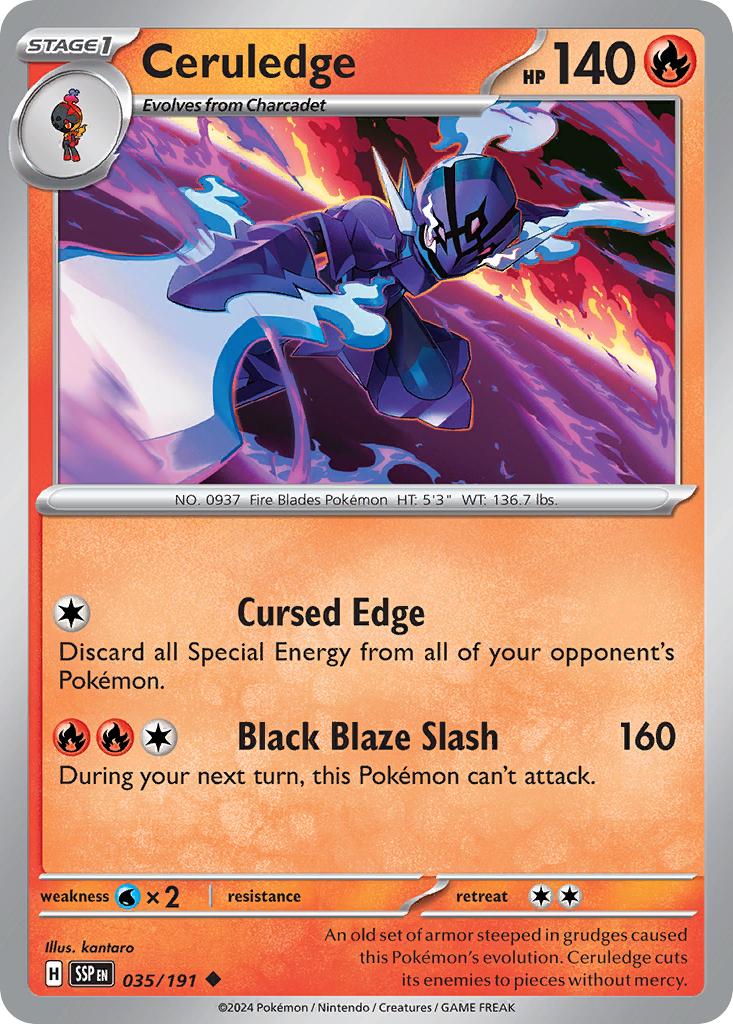Ceruledge · Surging Sparks (SV8) #35