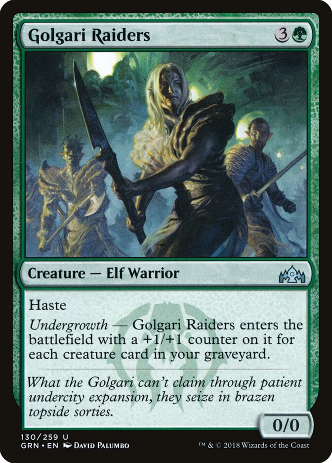 Golgari Raiders · Guilds of Ravnica (GRN) #130