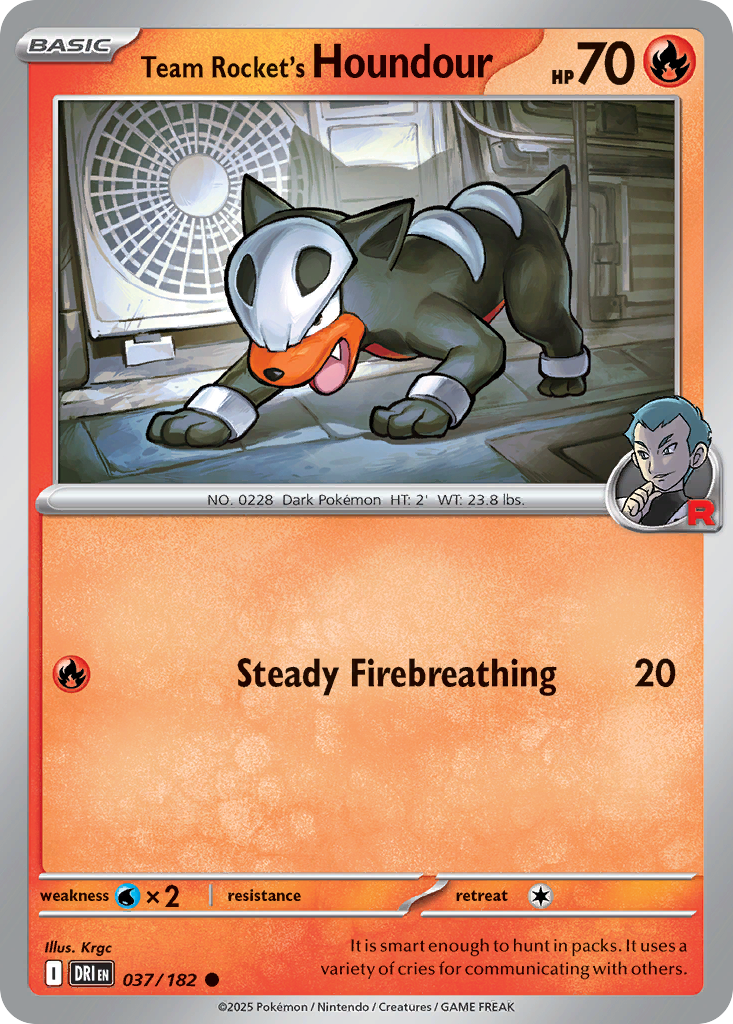 Team Rocket's Houndour · Destined Rivals (SV10) #37