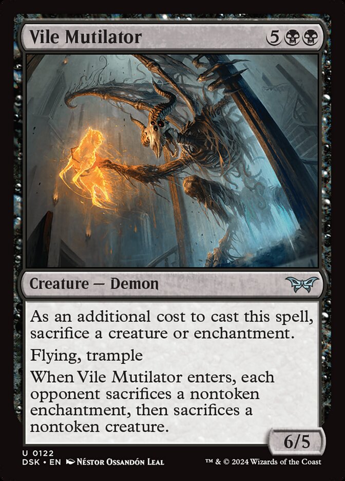 Vile Mutilator · Duskmourn: House of Horror (DSK) #122