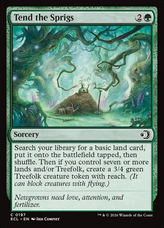 Tend the Sprigs · Lorwyn Eclipsed (ECL) #197