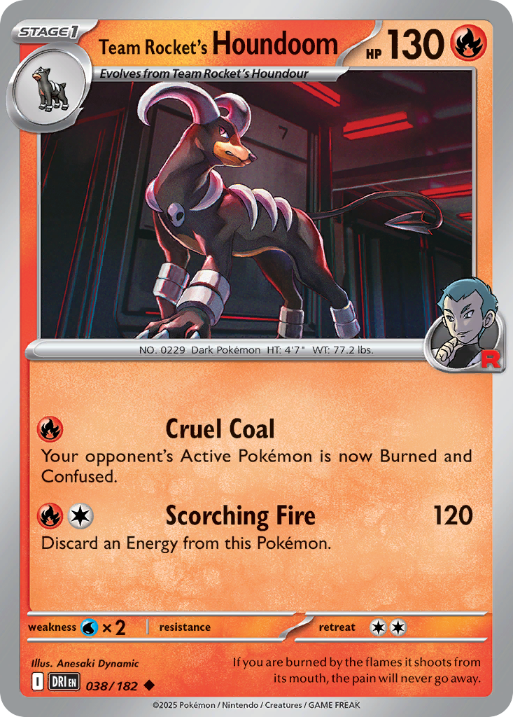 Team Rocket's Houndoom · Destined Rivals (SV10) #38
