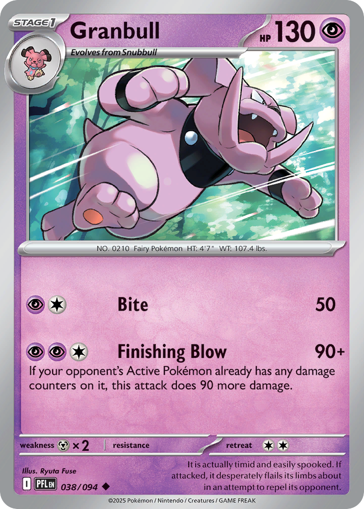 Granbull · Phantasmal Flames (ME2) #38