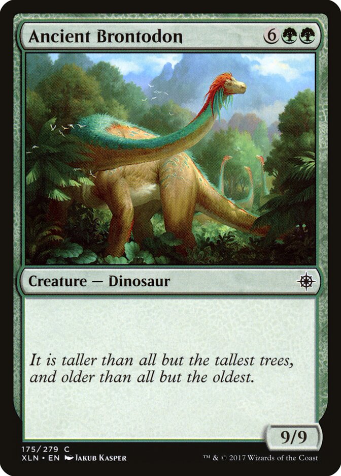 Ancient Brontodon · Ixalan (XLN) #175