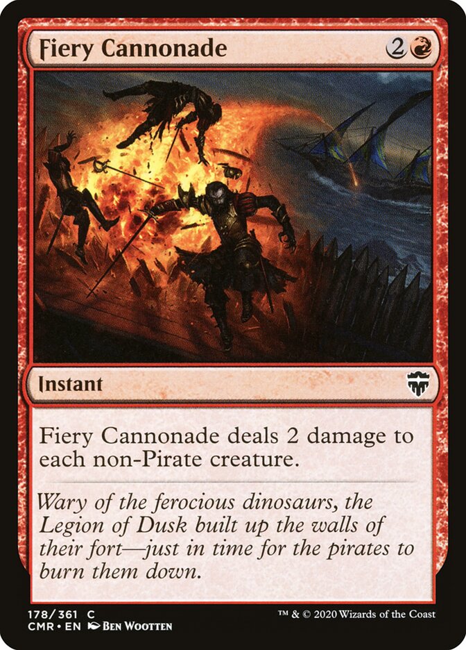 Fiery Cannonade · Commander Legends (CMR) #178