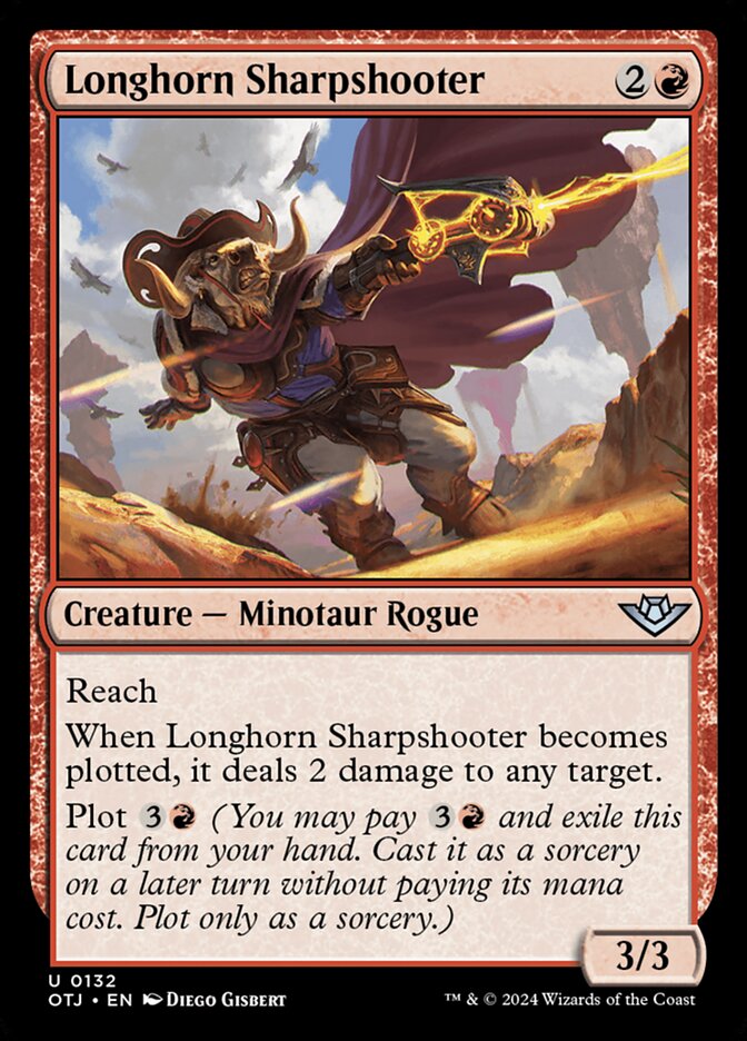 Longhorn Sharpshooter · Outlaws of Thunder Junction (OTJ) #132