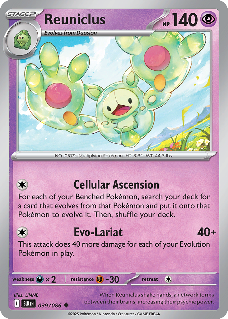 Reuniclus · Black Bolt (ZSV10PT5) #39