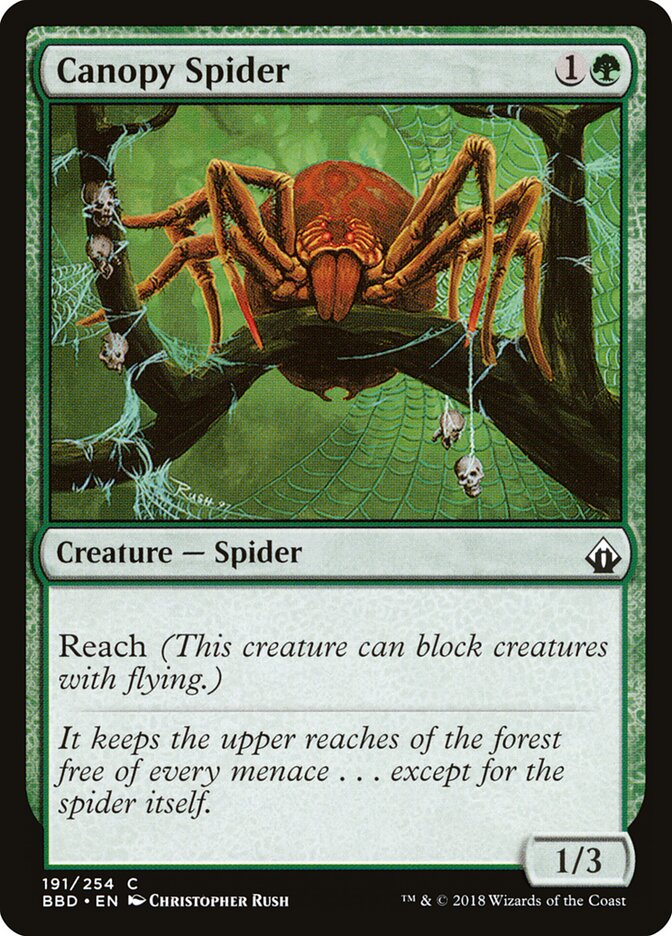 Canopy Spider · Battlebond (BBD) #191
