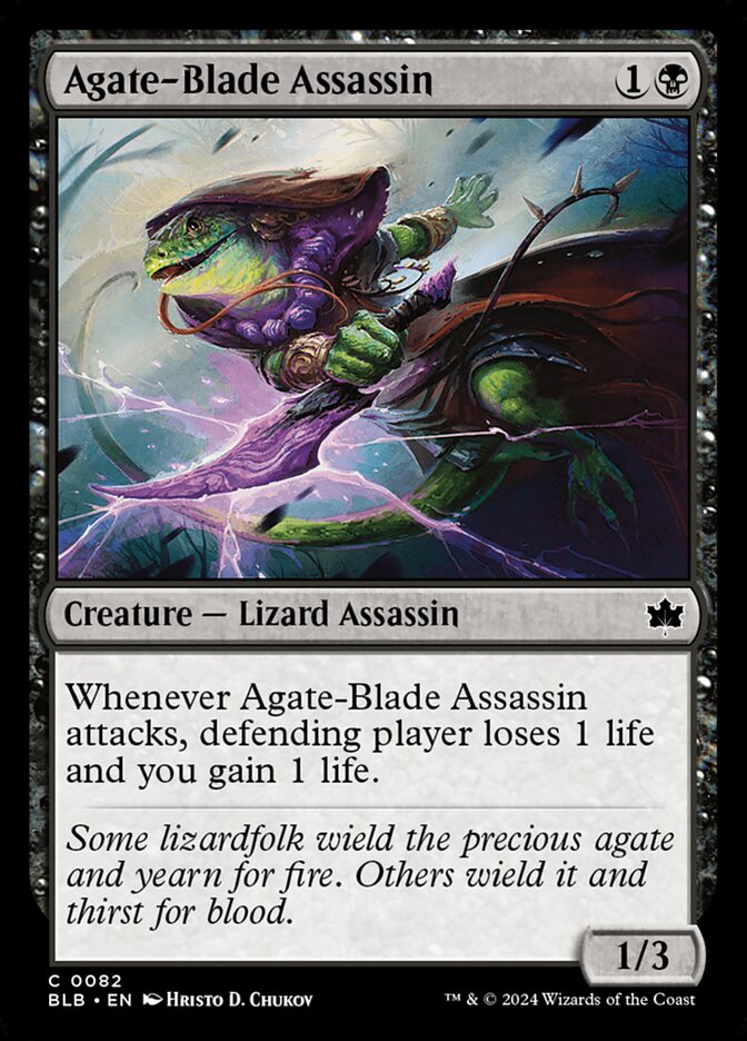 Agate-Blade Assassin · Bloomburrow (BLB) #82