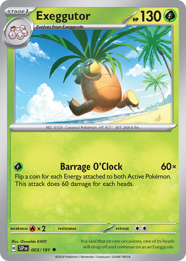Exeggutor · Surging Sparks (SV8) #3
