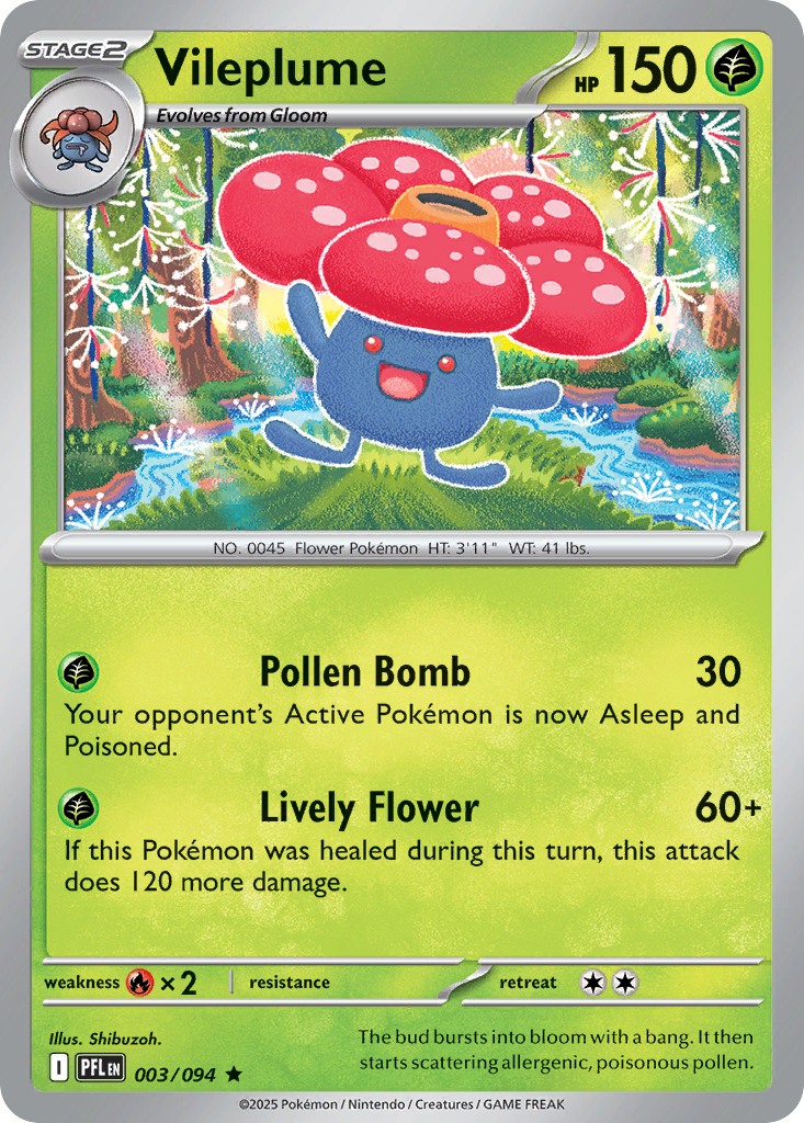 Vileplume · Phantasmal Flames (ME2) #3