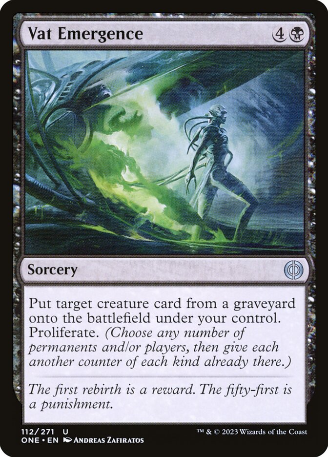 Vat Emergence · Phyrexia: All Will Be One (ONE) #112