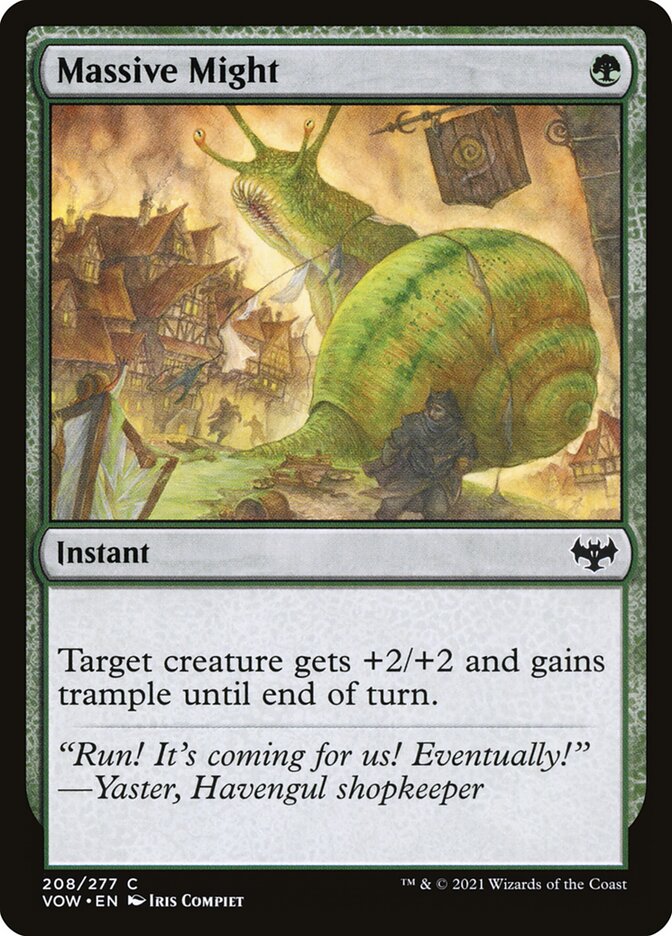 Massive Might · Innistrad: Crimson Vow (VOW) #208