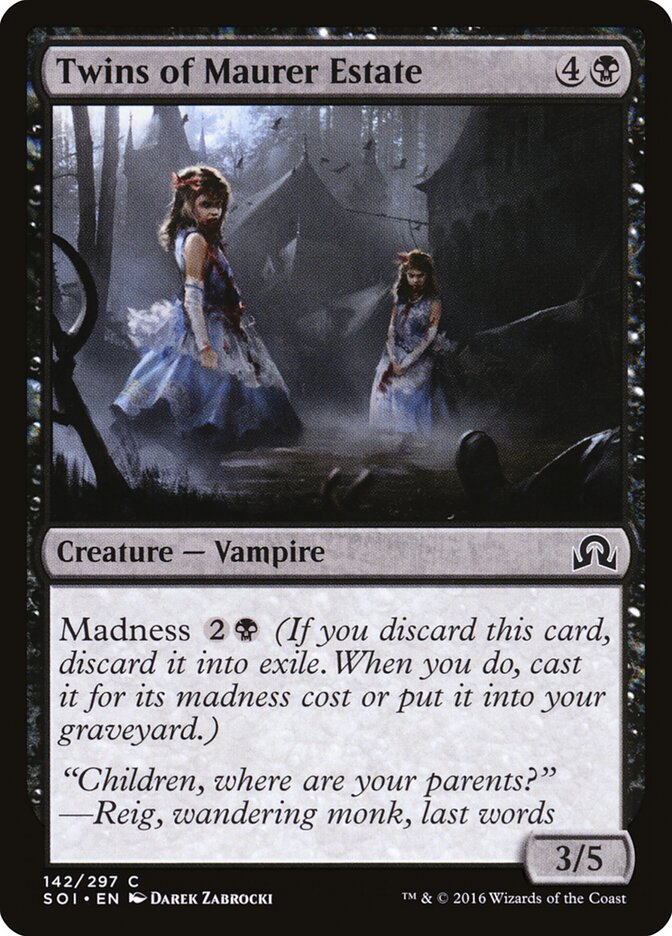 Twins of Maurer Estate · Shadows over Innistrad (SOI) #142