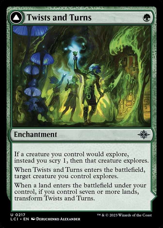 Twists and Turns // Mycoid Maze · The Lost Caverns of Ixalan (LCI) #217