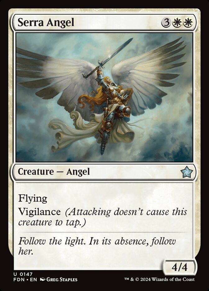 Serra Angel · Foundations (FDN) #147