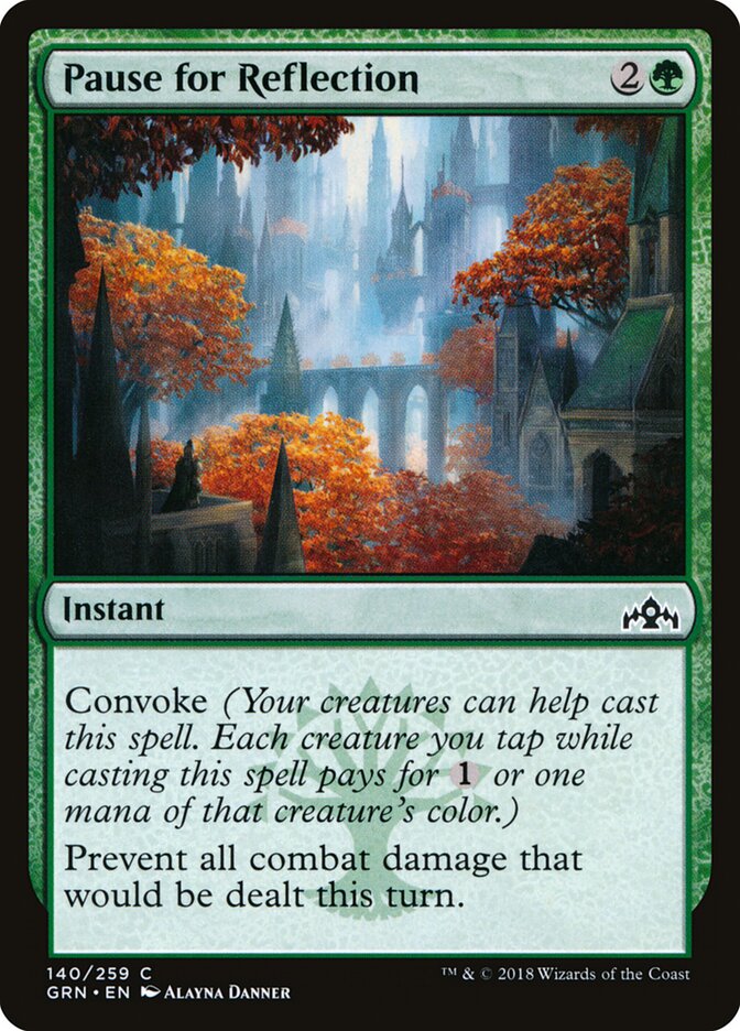 Pause for Reflection · Guilds of Ravnica (GRN) #140