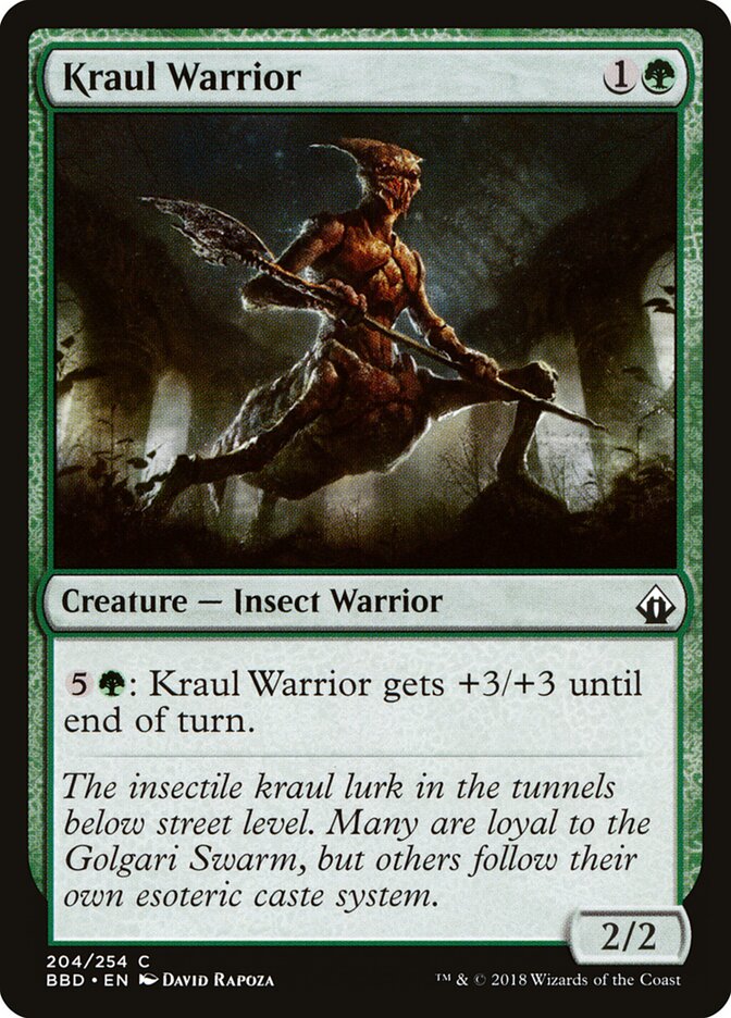 Kraul Warrior · Battlebond (BBD) #204