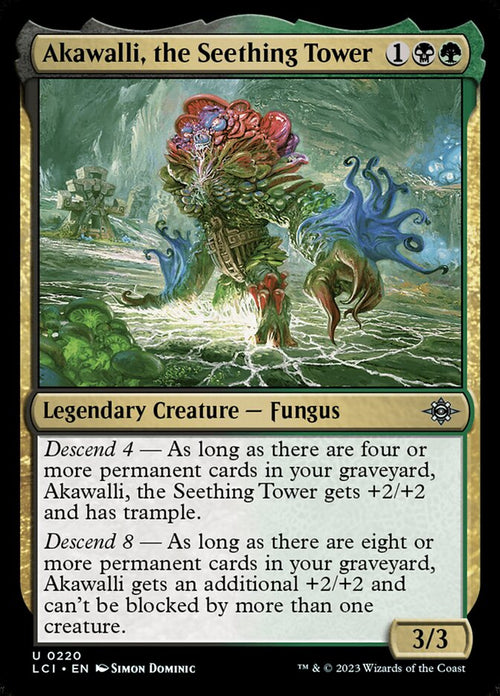Akawalli, the Seething Tower · The Lost Caverns of Ixalan (LCI) #220