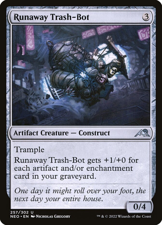 Runaway Trash-Bot · Kamigawa: Neon Dynasty (NEO) #257