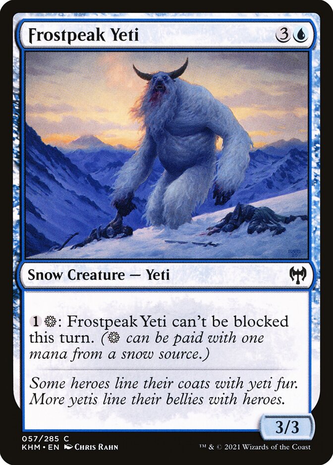 Frostpeak Yeti · Kaldheim (KHM) #57