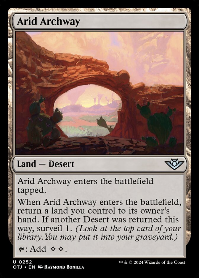 Arid Archway · Outlaws of Thunder Junction (OTJ) #252