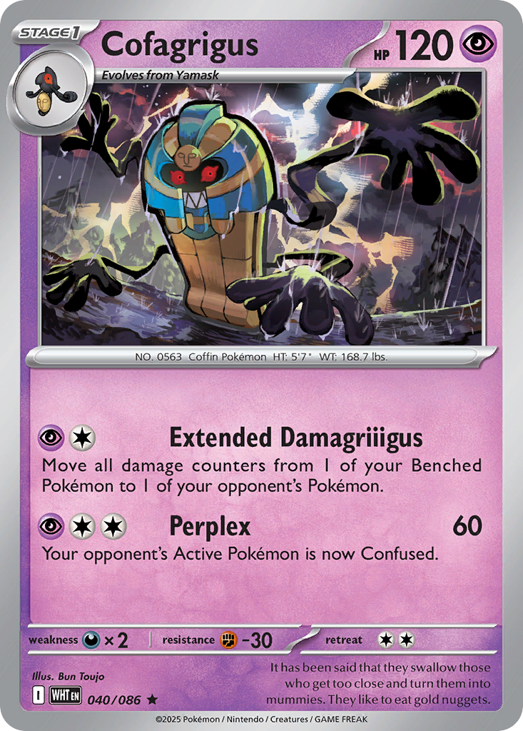 Cofagrigus · White Flare (RSV10PT5) #40