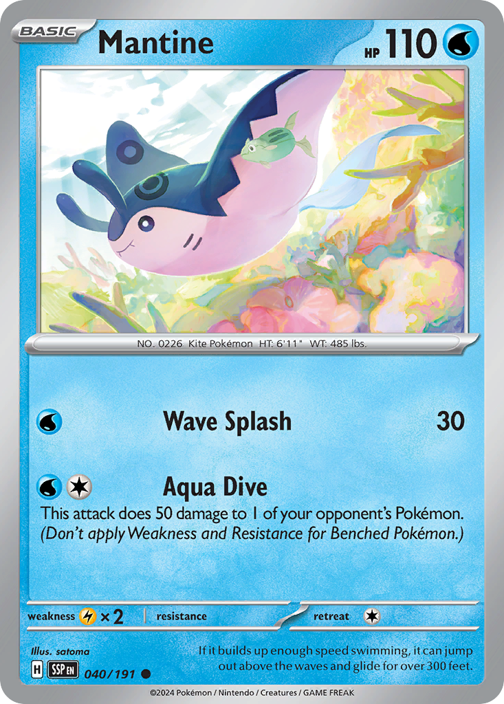 Mantine · Surging Sparks (SV8) #40