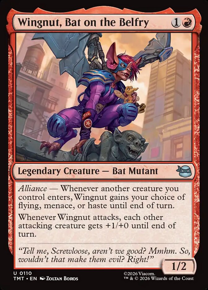 Wingnut, Bat on the Belfry · Teenage Mutant Ninja Turtles (TMT) #110