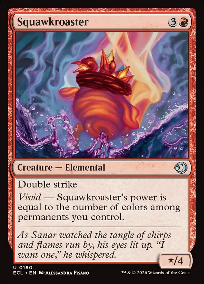 Squawkroaster · Lorwyn Eclipsed (ECL) #160