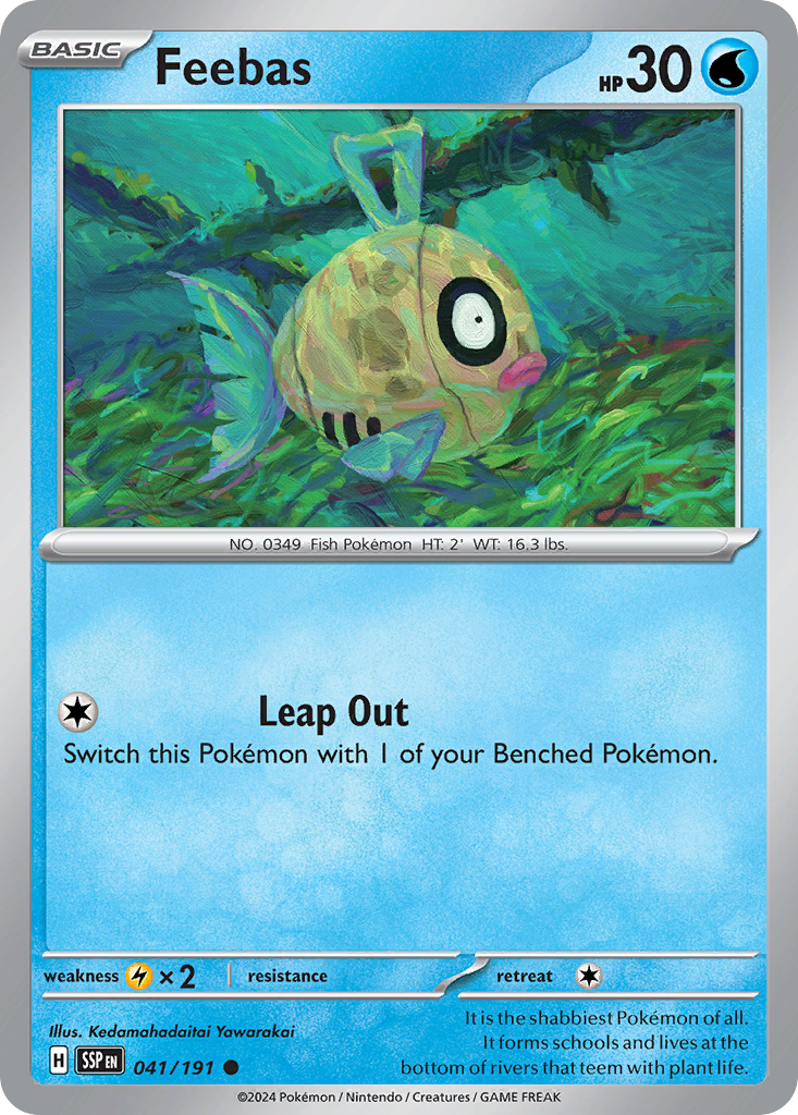 Feebas · Surging Sparks (SV8) #41