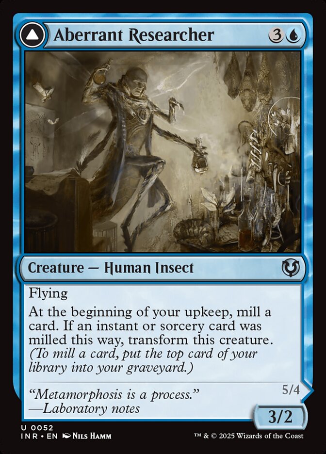Aberrant Researcher // Perfected Form · Innistrad Remastered (INR) #52