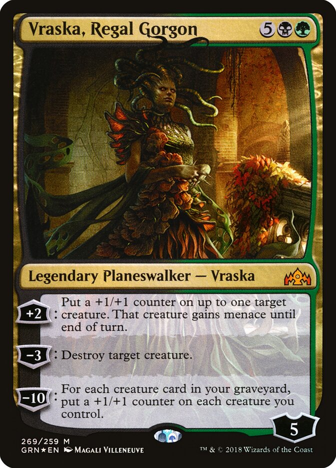 Vraska, Regal Gorgon · Guilds of Ravnica (GRN) #269
