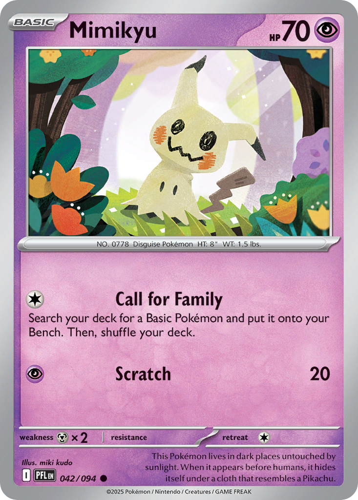 Mimikyu · Phantasmal Flames (ME2) #42