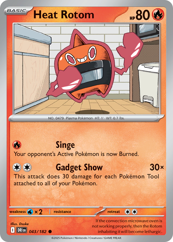Heat Rotom · Destined Rivals (SV10) #43