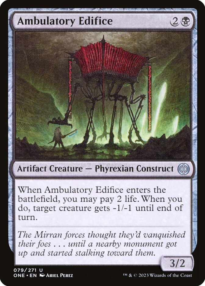 Ambulatory Edifice · Phyrexia: All Will Be One (ONE) #79