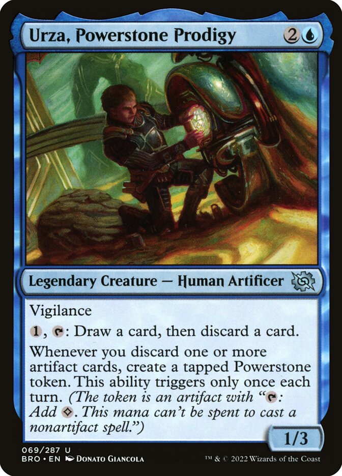 Urza, Powerstone Prodigy · The Brothers' War (BRO) #69