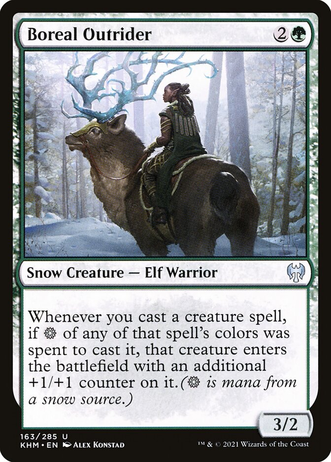 Boreal Outrider · Kaldheim (KHM) #163
