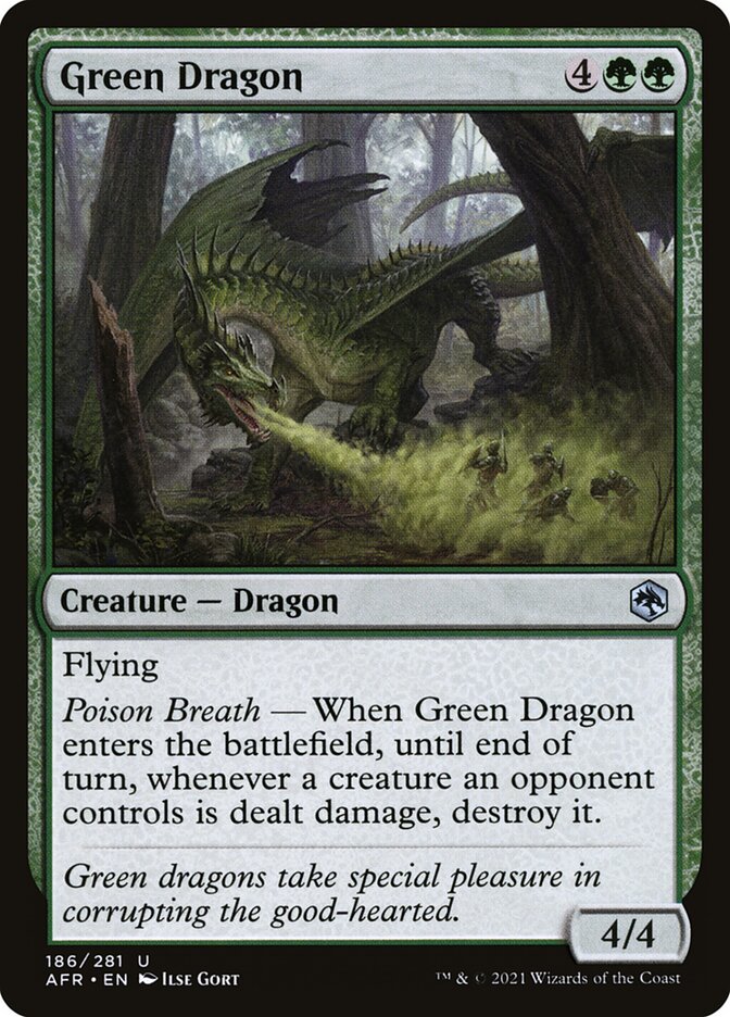 Green Dragon · Adventures in the Forgotten Realms (AFR) #186